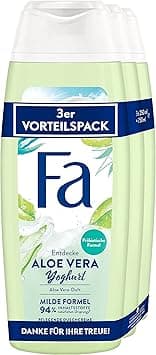 Fa Nourishing Shower Cream Aloe Vera Yoghurt with the Pleasant Nourishing Fragrance of Aloe Vera Pack of 3 750 ml