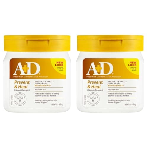 AD Original Diaper Rash Ointment 1 Pound Jar Pack of 2