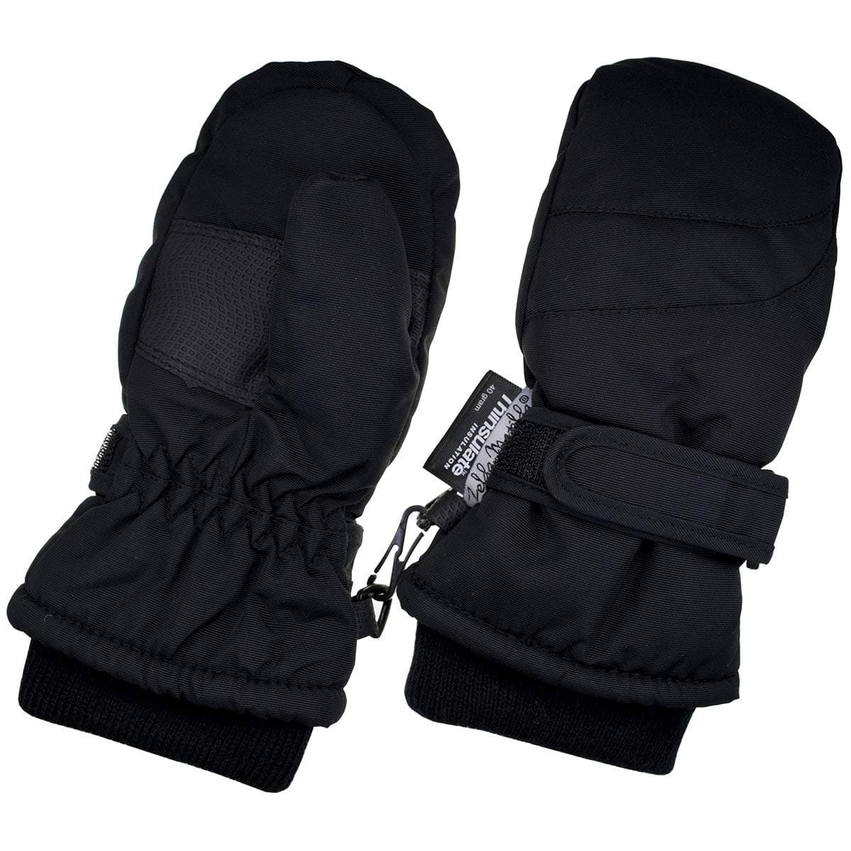 Children Toddlers and Baby Mittens Made With Thinsulateand Fleece Winter Waterproof Gloves By Zelda Matilda Black 2 3 Years