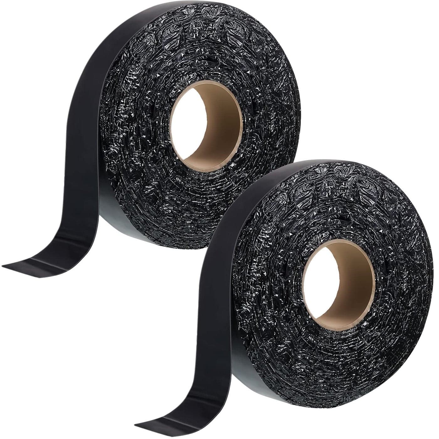Fabbay 2 Rolls 2 Inch Asphalt Crack Filler Tape Asphalt Tape for Driveway Repair Joint and Crack Sealer for Tarmac Parking Lot Roof Cement Road 50 Feet Each Roll