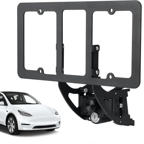 No Drill Front License Plate Holder Fit for 20172023 Tesla Model 3 20202024 Tesla Model Y No Adhesives License Frame
