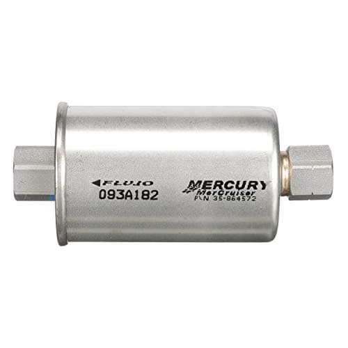 Quicksilver 864572 Replacement Inline Fuel Filter for MerCruiser Sterndrive and Inboard Gasoline Engines