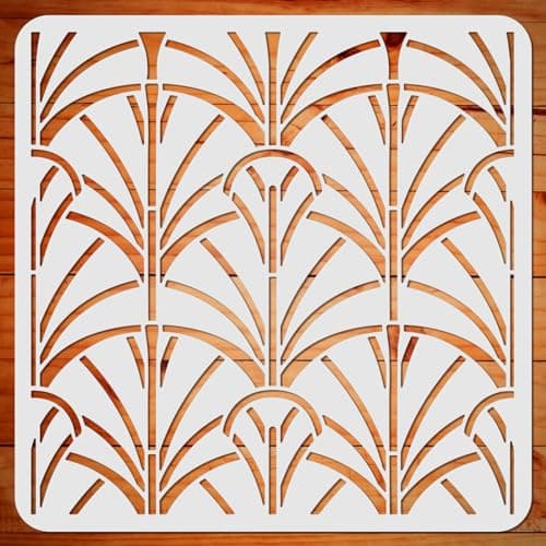ORIGACH Outline Furniture Stencil for Painting 118118 inches Reusable Templates Stencils for Painting on Wood Canvas Paper Fabric Floor Wall and Tile