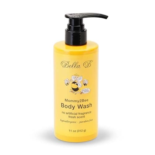 Bella B Mommy2Bee Body Wash 11oz - Pregnancy Safe Body Wash – Rich, Luxurious Lather Body Wash Made with Organic Ingredients – Leaves Skin Fresh, Clean and Moisturized