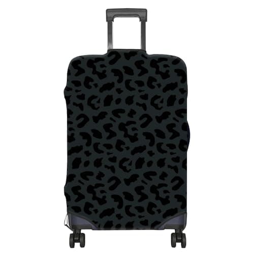 BHAHB Luggage Suitcase Cover Protector Luggage Elastic Washable Baggage Covers Cute Aesthetic for Unisex Women Girls Travel Trip L2629 inchBlack Leopard