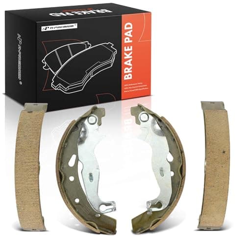 A-Premium Rear Brake Shoes Set Compatible with Toyota Yaris 2019-2020, Yaris iA 2017-2018 & Mazda 2 2011-2014 & Scion iA 2016, 1.5L, 2-PC