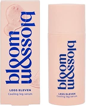 Bloom and Blossom Legs Eleven Cooling Leg Serum Soothes Swollen Ankles Legs FastAbsorbing Cooling Gel for Legs Aloe Vera Juice Peppermint Oil Algin 100ml