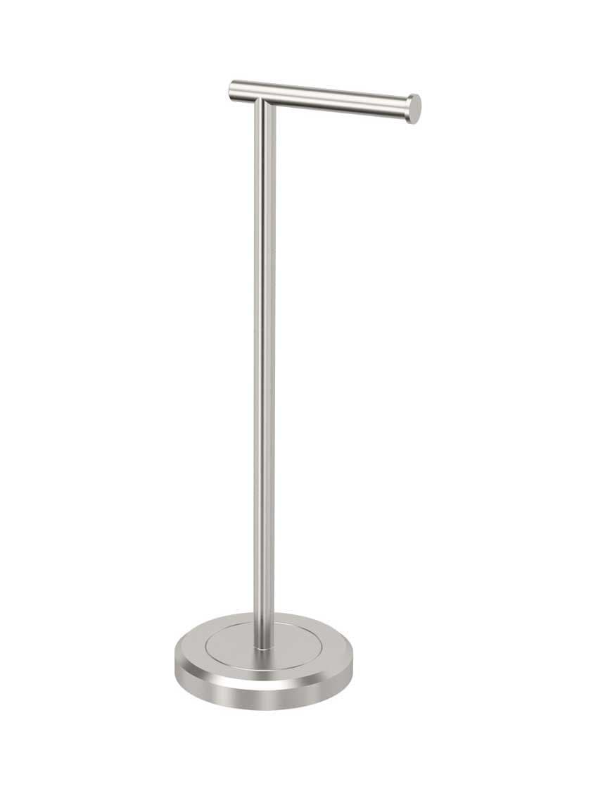 Gatco 1437SN Latitude II Standing Tissue Holder Satin Nickel 22 Height