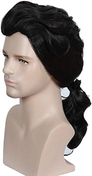 Linfairy Colonial Man Wig Halloween Cosplay Costume Wig For Women Party Wig