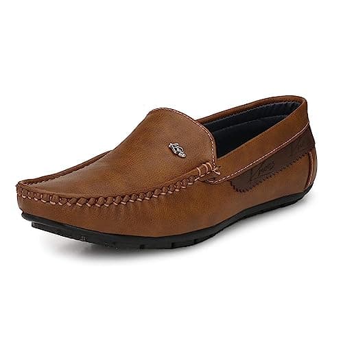 KNOOS Men's Tan Loafers - 7 UK