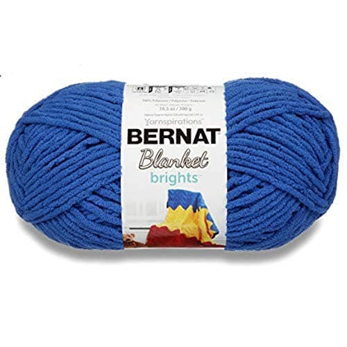 Bernat Blanket Bright Yarn Royal Blue