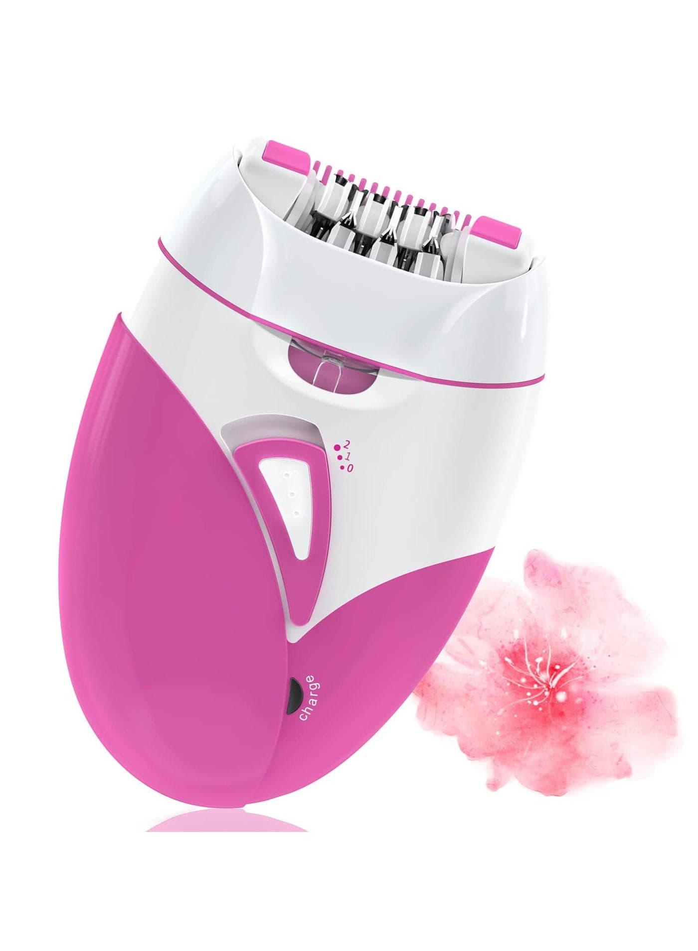 Epilator for Women, Portable Women Cordless Ladies Electric with LED Light Underarms, Legs, Arms, Bikini,
