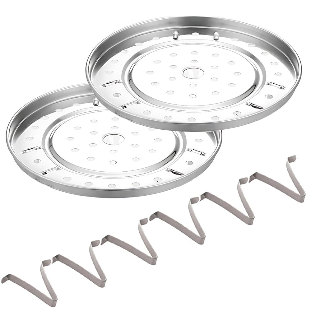 2 Pack 914 Pressure Canner Rack Stainless Steel Food Steamer Canning Rack Cross Wire with Detachable Legs for Steamer Pot for Water Bath Canning 914235mm