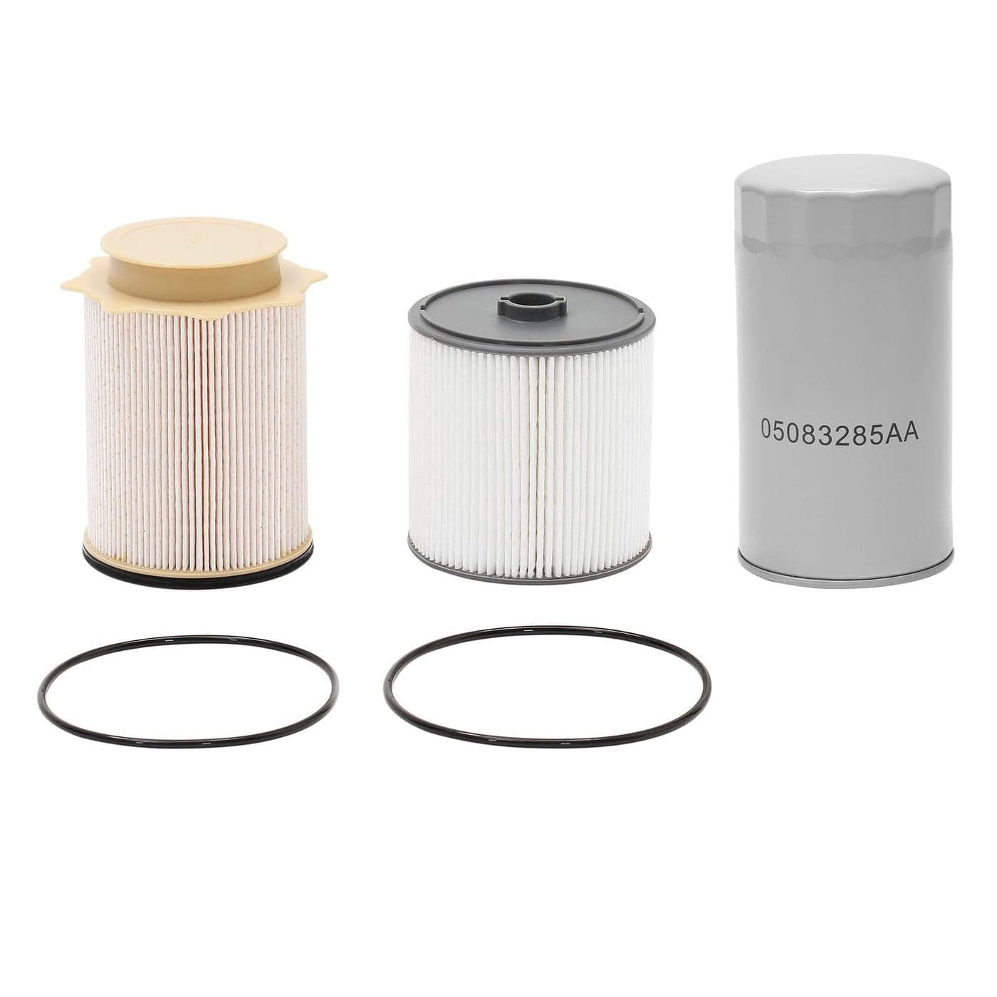 67L Cummins Fuel Filter Water Separator and Oil Filter Set Replacement for 20192024 Dodge Ram 2500 3500 4500 5500 Replaces 68436631AA 5083285AA 68157291AA