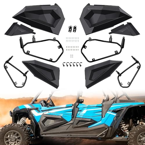 CPOWACE RZR 1000 Lower Doors UTV Half Lower Doors Inserts Panels with Builtin Frame Compatible with Polaris RZR XP 4 1000RZR S4 1000TurboRZR 900 4 Doors 20142023 Accessories Replace 2879942