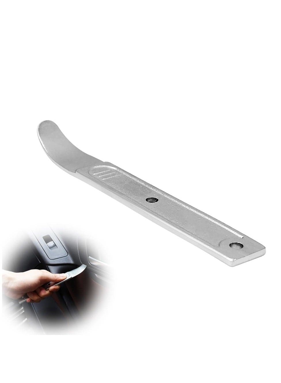 2 PCS 4140 Pry Tool, Mini Pry Bar Trim Removal Tool, Door Panel Removal Tool, Car Trim Removal Tool Kit, Panel Removal Tool, Interior Trim Removal Kit For Planes, Automotive Tools