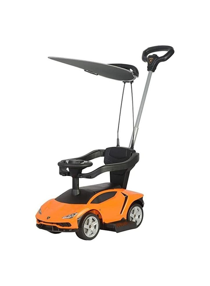Lamborghini Pushing Car with Handle and Shade Orange