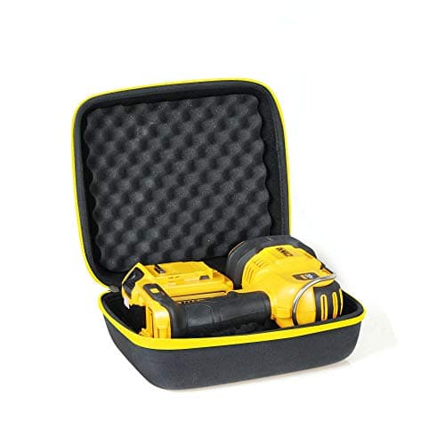 Hermitshell Hard Travel Case for DEWALT DCL043 20V MAX LED Work Light Handheld Spotlight (Black + Yellow zipper)