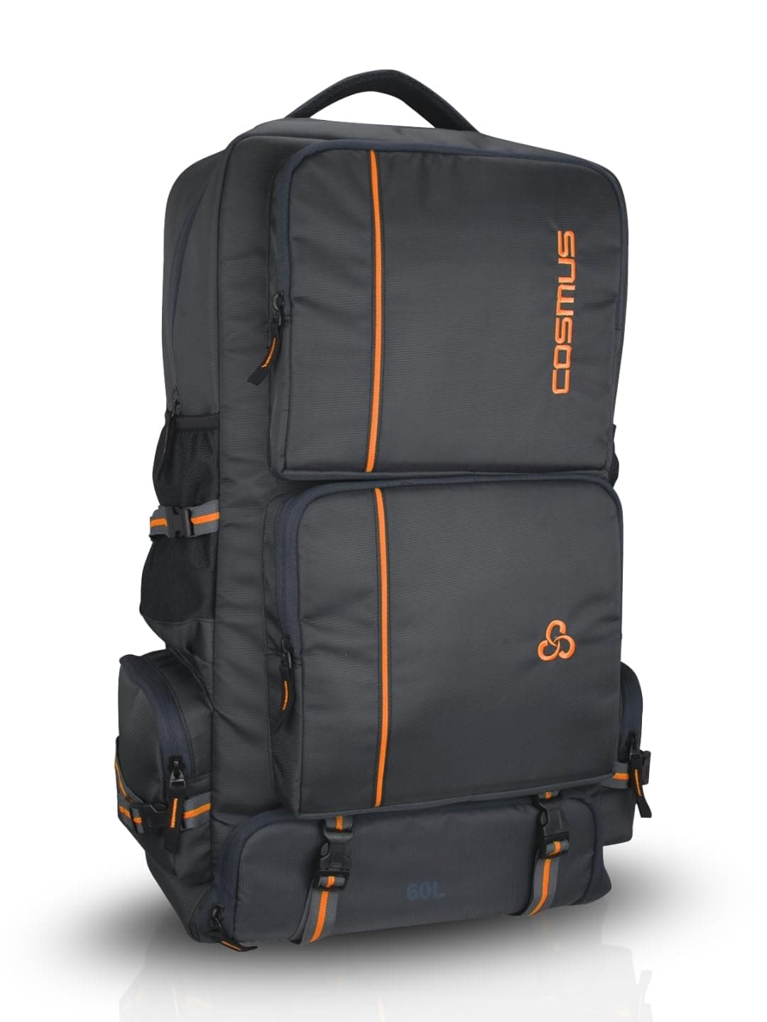 COSMUS Everest Grey 60 Ltrs Rucksack Travel Backpack Bag for Trekking Hiking Bag with Shoe Compartment