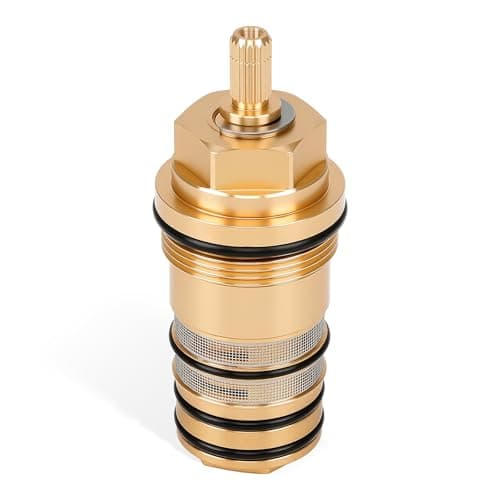BIBIELF Upgraded Brass Version 94282000 Thermostatic Cartridge 34 Fit for Hansgrohe Shower Thermostatic Cartridge for Ecostat Showers TwoHole ThreeHole Thermostatic Tub Fillers
