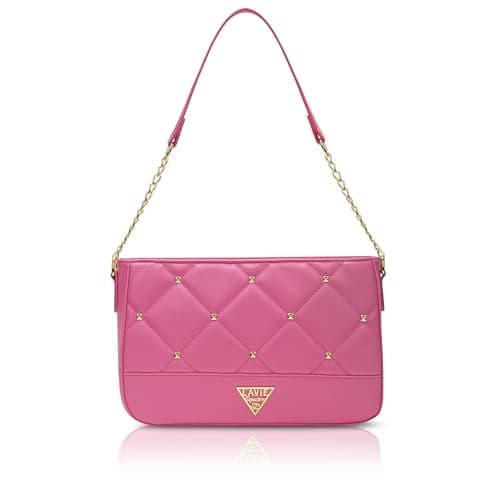 Lavie Signature Women's Stud Omaha Hobo Handbag | Hobo Handbag for Work | Ladies purse | Stylish Shoulder Bag | Gift For Women