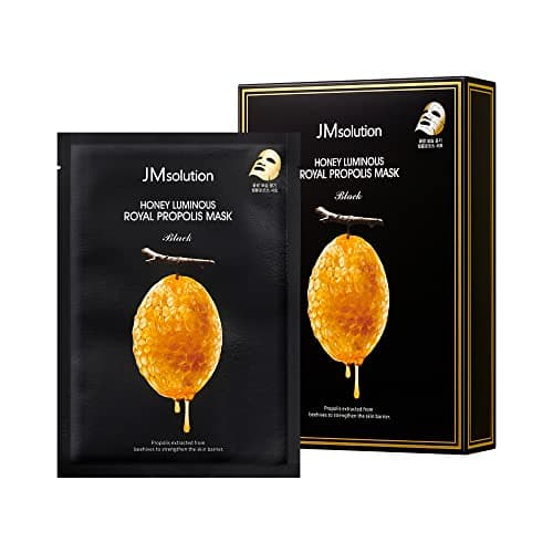 JMsolution Honey Royal Propolis Ampoule Korean Skin care Face Mask -Rich Moisturizing boositng Nutrition -10sheets For All Skin Type