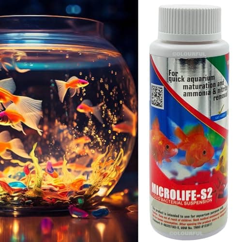Aquatic Remedies Micro Life S2 | for Quick Aquarium Maturation and Ammonia & Nitrite Removal | Water Conditioner | Suitable for Fresh Water & Salt Water, (Micro Life S2-200ml), Pack of 1