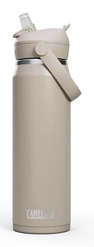 CamelBak Thrive Flip Straw Insulated Stainless Steel Water Bottle Stone, 25oz