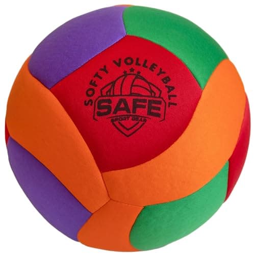 Softy Volleyball - Super Soft Designed for Pain-Free Play - Awesome Kids Indoor Ball with a Realistic Feel and Bounce - Perfect Ball for House (Softy Volleyball)