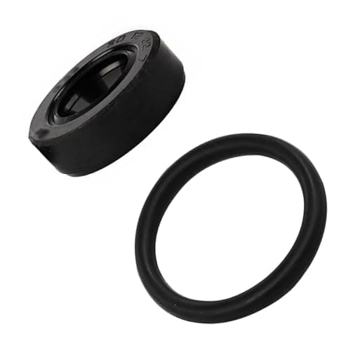 Ypoyney 2 PCS Distributor Shaft Seal and O Ring ORing Seal Kit Replacement for 30110PA1732 Antileak Transmission Seal Rubber Gasket Set Automotive Engine Parts Accessories for Honda Black