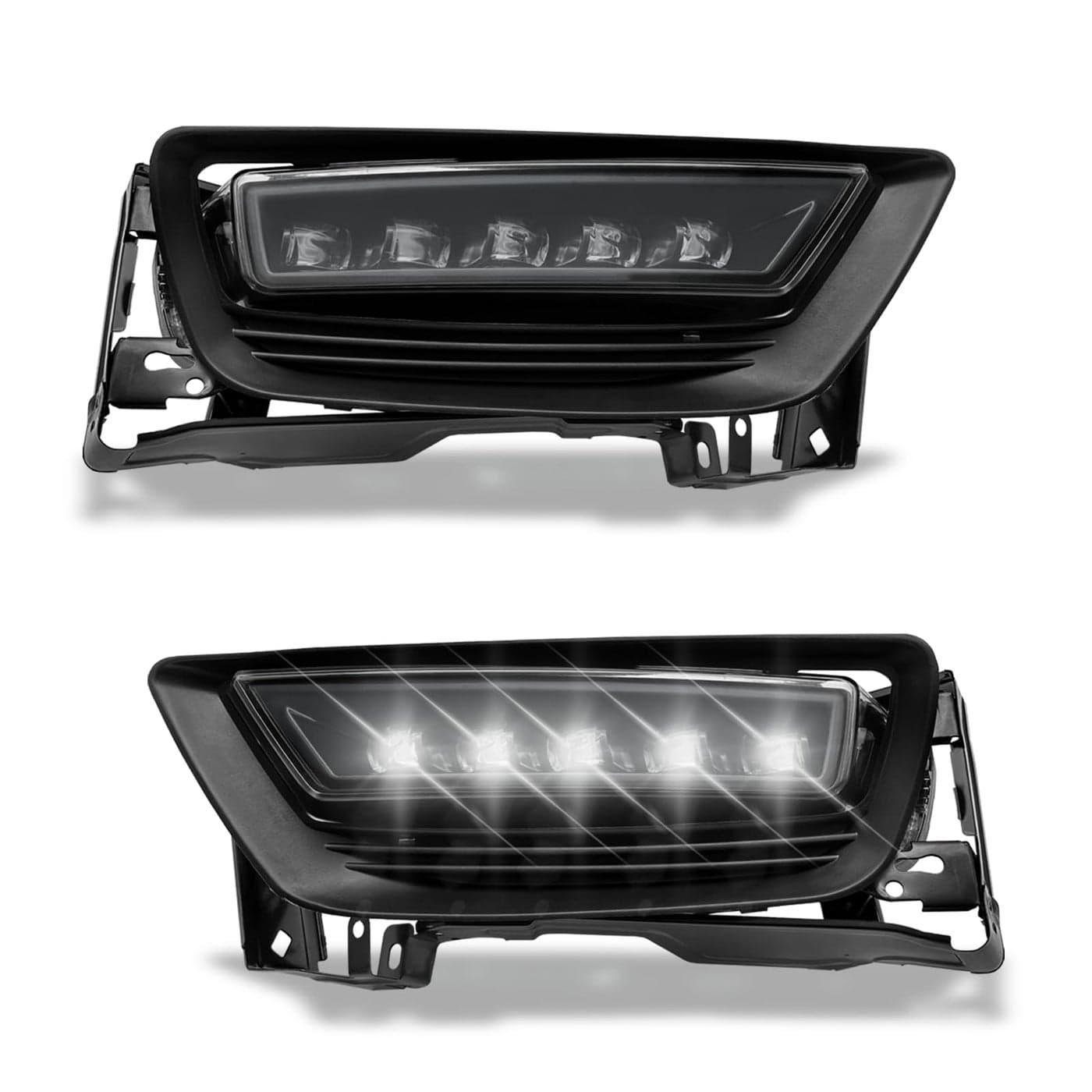 Boxlight LED Fog Lights for 2013-2015 Honda Accord 4DR Sedan - Front Bumper Driving Lamps with Switch