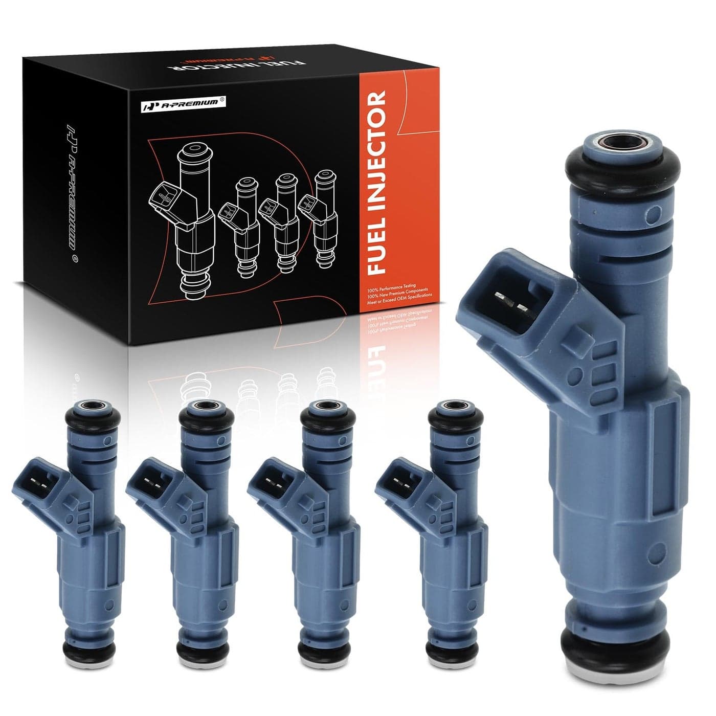 APremium Fuel Injectors Compatible with Volvo C70 19992004 S60 20012004 S80 20042006 V70 19992004 23L 25L Gas Set of 5 Replace 0280155830