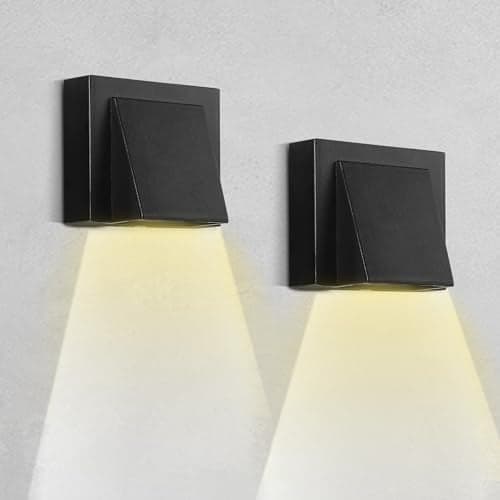 Gesto 5W Waterproof Led Wall Light for Home Decoration – Up Down 1-Way LED Wall Lamp | IP65 Outdoor Fancy Wall Lights for Balcony,Gate,Elevation,Garden,Patio | Decorative Wall Mount Light -Pack of 2