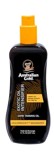 Australian Gold Dark Tanning Exotic Oil Carrot Extract Formula 8 Fl Oz Pack of 1 Packaging may vary