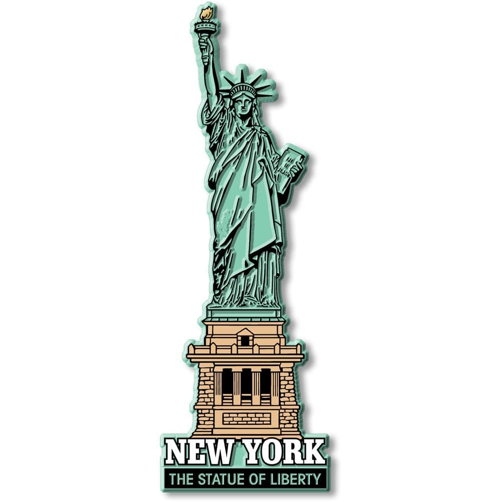 New York City Statue of Liberty Jumbo Magnet by Classic Magnets Collectible Souvenirs Made in The USA