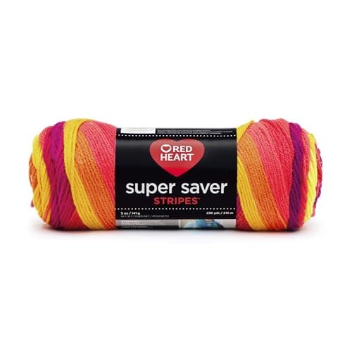 RED HEART Super Saver Yarn-Fruity Stripe