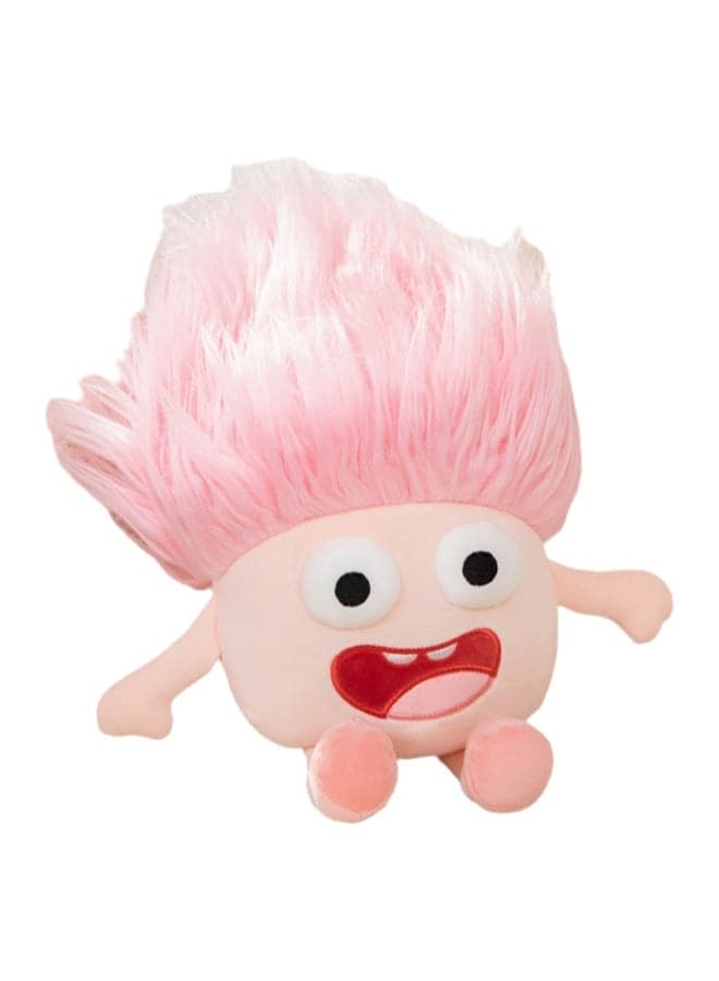 Ugly And Cute Internet Celebrity Doll Cotton Doll Children's Plush Toy (Pink Hair)
