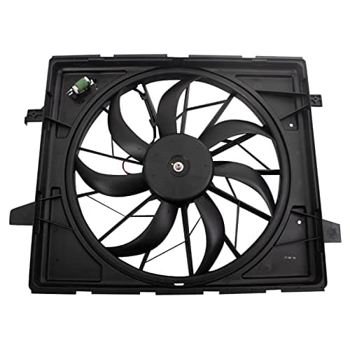 TRQ Radiator Cooling Fan Assembly Compatible with 20212025 Dodge Durango CH3115203