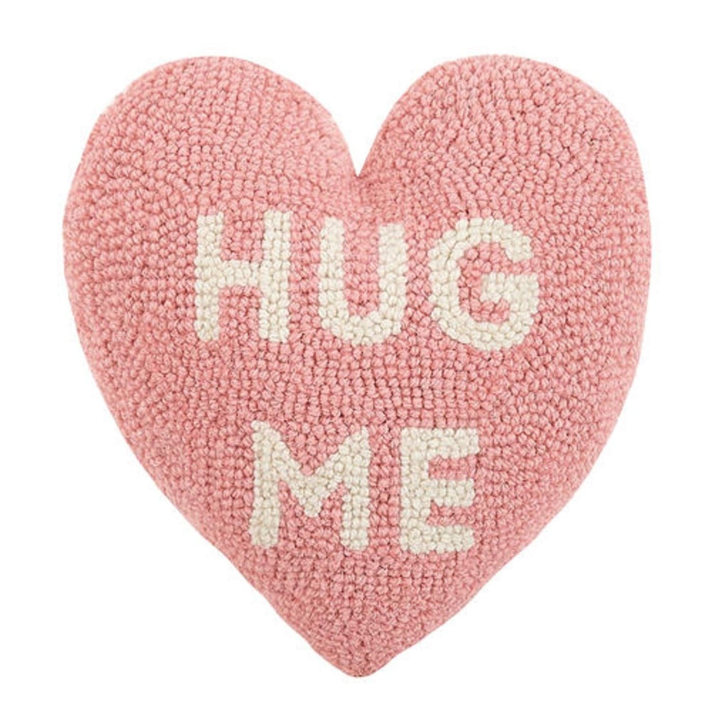 Peking Handicraft 30JES1588C10HT Hug Me Heart Shape Hook Pillow 10inch Length