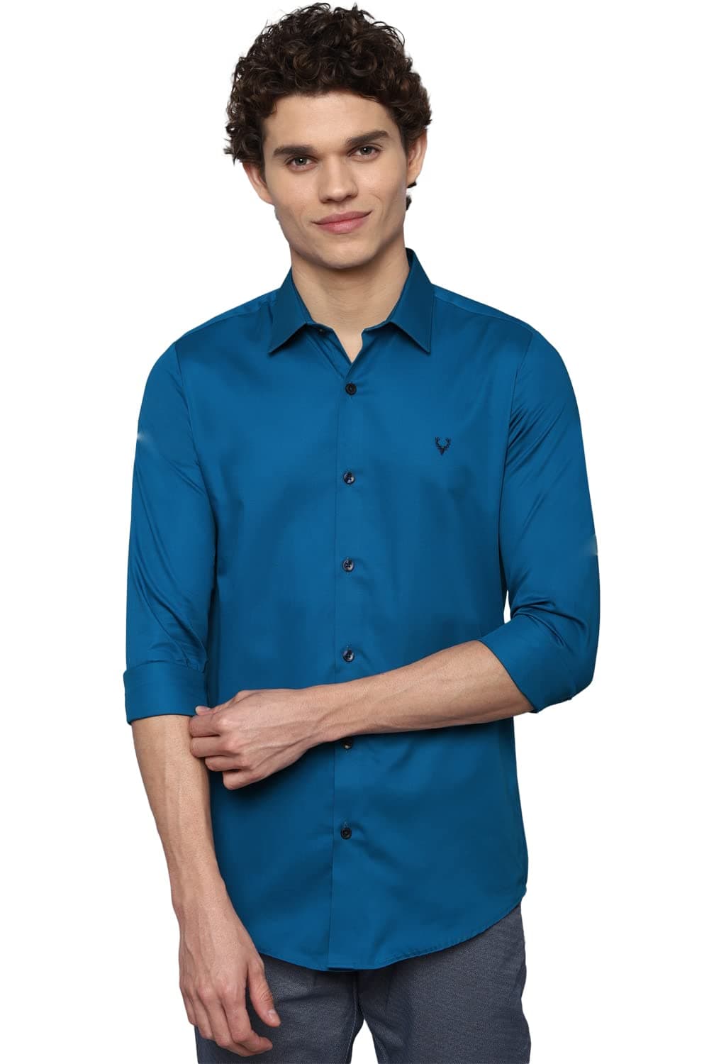 Allen Solly Mens_Shirt_ASSFQMOP403092 Blue