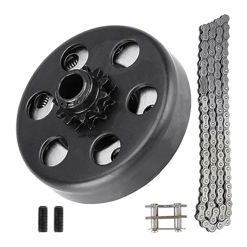 Centrifugal Clutch 1" Bore 14 Tooth Go Kart Mini Bike Clutch with #40/41/420 Chain, fits for Engines with Straight Shaft 2-6.5hp