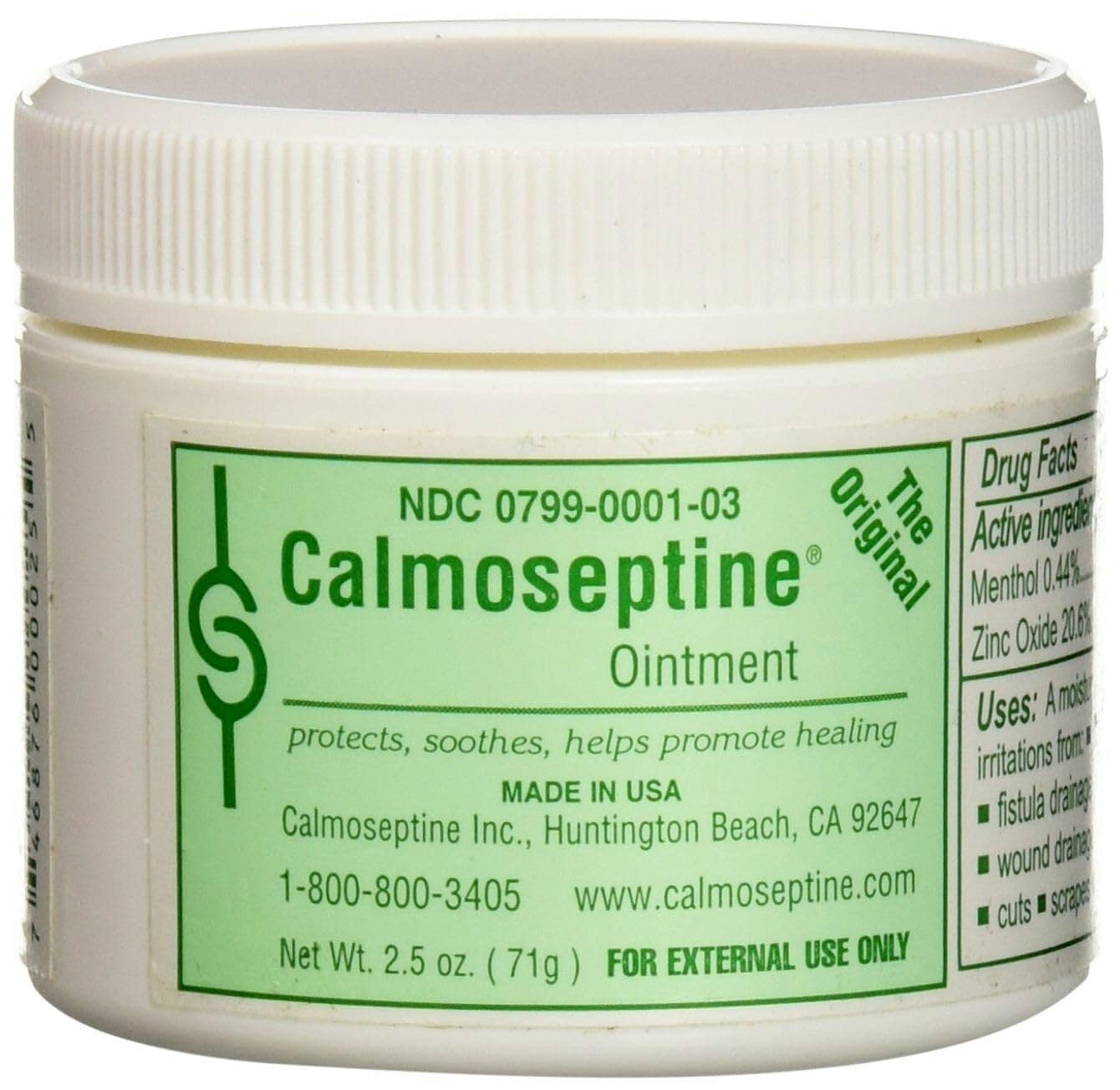 Calmoseptine Ointment 25 Oz Jar Each Pack of 3