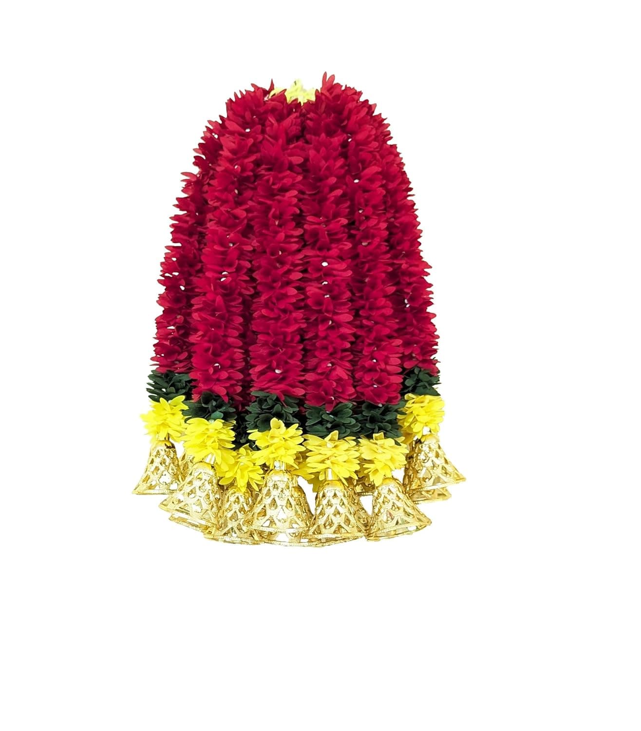 AFARZA CHOICE GOOD FEEL GOOD Artificial Flower Garland Toran for Door Entrance Home Decoration Hanging 6 Pieces 18 Inch