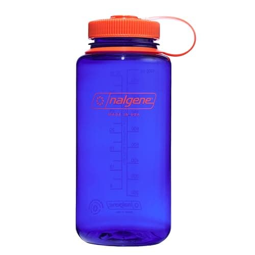 Nalgene Leak Proof Tritan BPA-Free Water Bottle - 32 oz Wide Mouth - Made in the USA for Outdoor Use & Daily Hydration (Periwinkle)