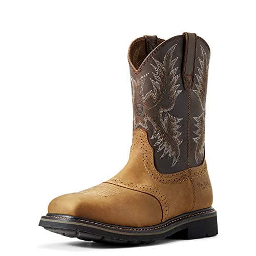 ARIAT Men’s Sierra Wide Square Toe Steel Toe Work Boot