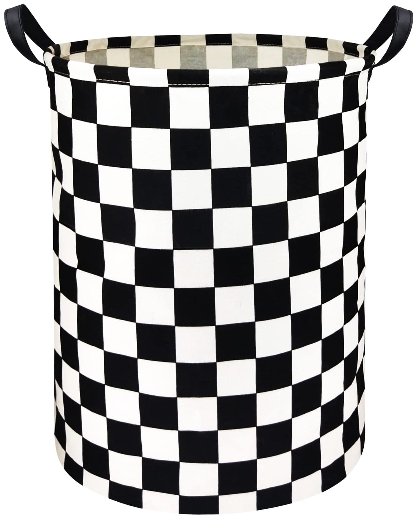 HIYAGON Boys Laundry Basket hamper Kids Hamper Car Toy Organizer Bins for Room DecorGift Basket for BedroomRacing Flag