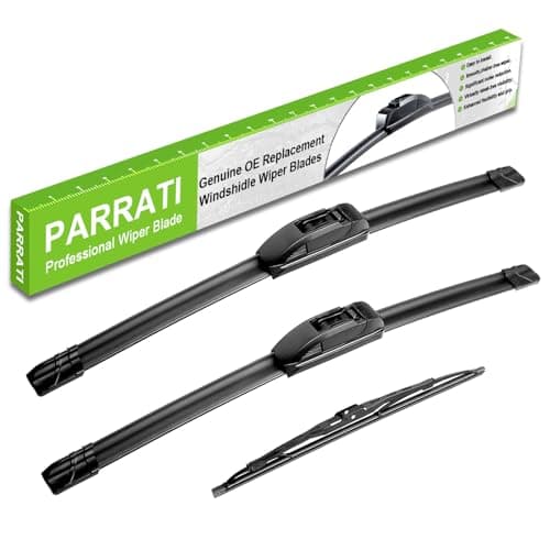 PARRATI Windshield Wipers for Hummer H2 200320091616 Front and 10 RearOEM Replacement Wiper BladesQuiet StreakFreeSet of 3