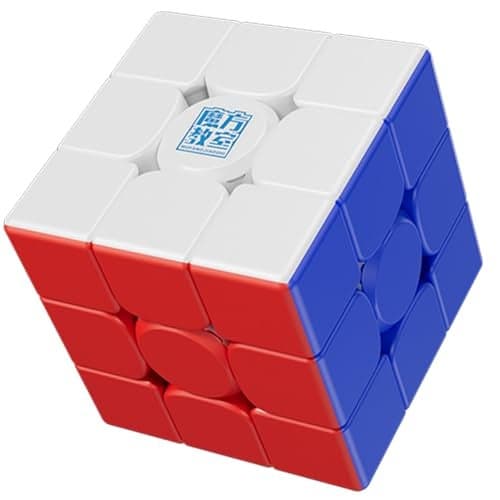 CuberShop Moyu RS3M V5 2023 Magnetic Dual Adjustment 3x3 Speed Cube, Stickerless RS3M 2023 Magnetic 3 by 3 Budget Cube, Professional 3x3 Speed Cube (Moyu RS3 M V5 Standard)
