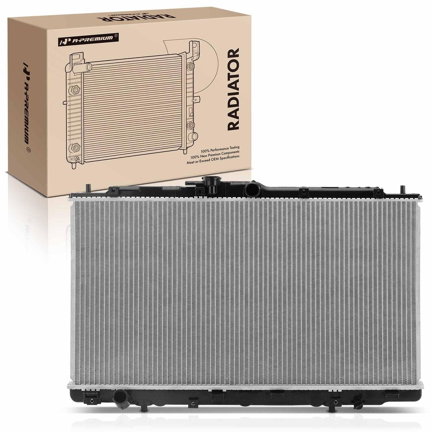 APremium Engine Coolant Radiator Assembly Compatible with Acura CL 2001 2002 2003 TL 2002 2003 32L Replace 19010PJEA51