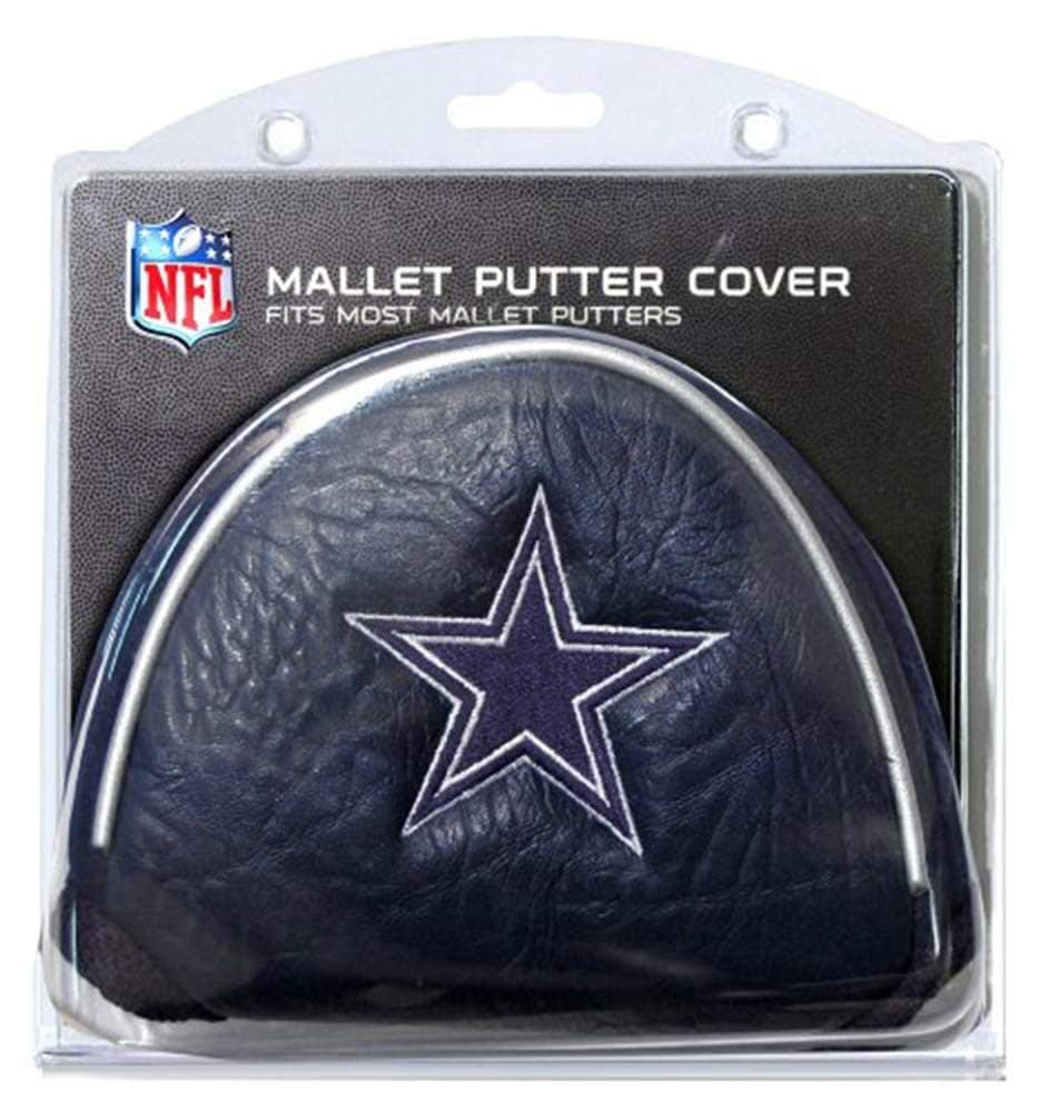 Team Golf NFL Dallas Cowboys Golf Mallet Putter Cover Golf Club Mallet Putter Headcover, Fits Most Mallet Putters, Scotty Cameron, Daddy Long Legs, Taylormade, Odyssey, Titleist, Ping, Callaway